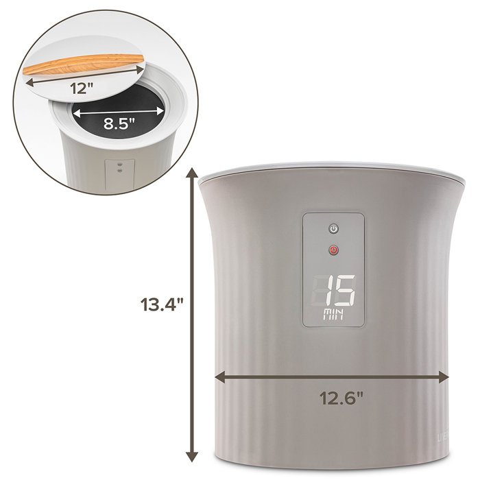 LiveFine Live Fine Towel Warmer Bucket Style Luxury Heater With Led